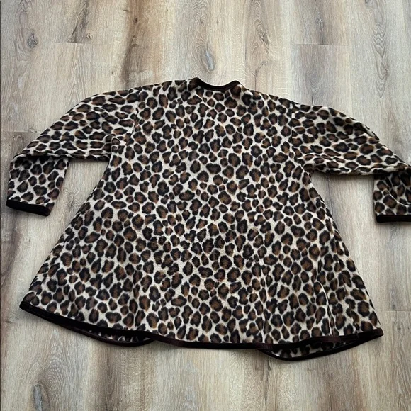 Gantos 1980’s Vintage Leopard Print Women's Coat Size M - Picture 6 of 14